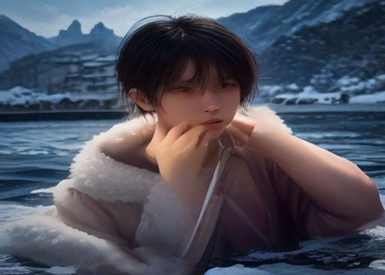 上原結衣个人写真特写，温柔眼神与清新妆容，日系偶像风格，暖调摄影棚环境